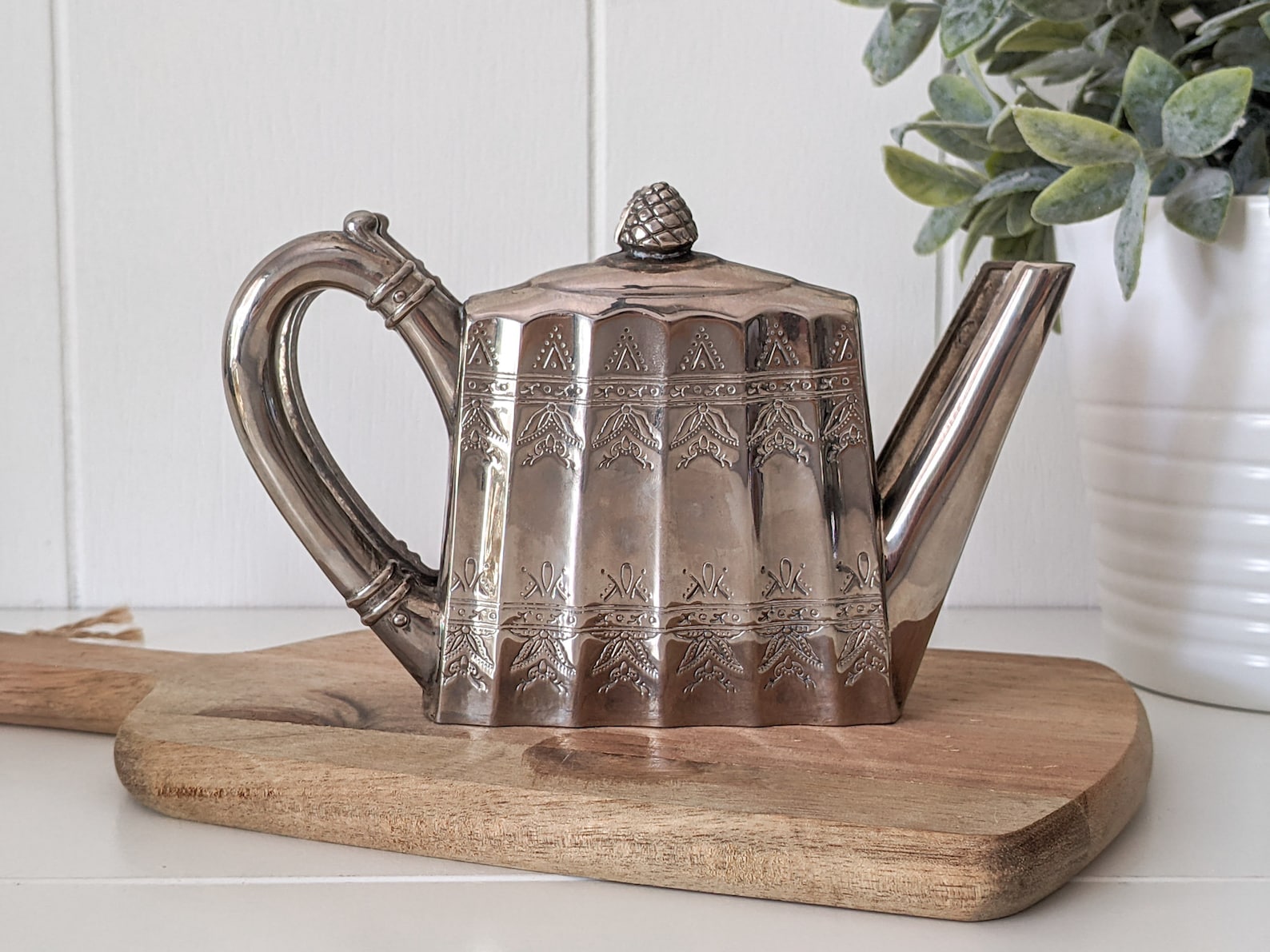 Vintage Silver Plated Godinger Teapot Shaped Napkin Holder Etsy