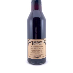 Blueberry Thyme Cocktail Syrup