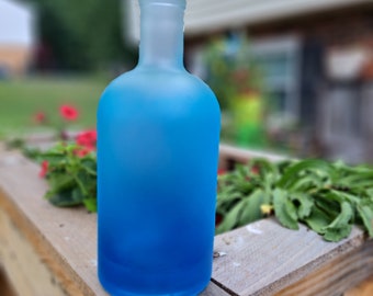 Seaglass bottles and vases