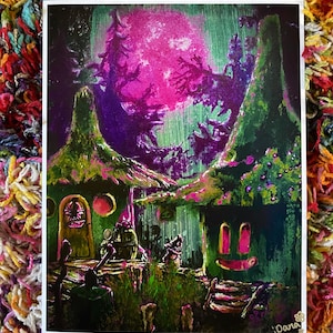 Moonlit Mages - Final Fantasy IX Black Mage Village Print