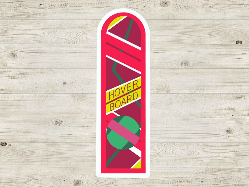 Back to the Future Hover Board Vinyl Sticker - Etsy