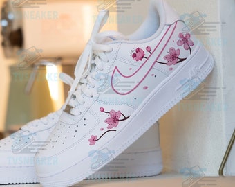 Personalized Air Force 1 Flower Custom Shoes, Custom Shoes Follow Your Idea, Custom Sneaker Men