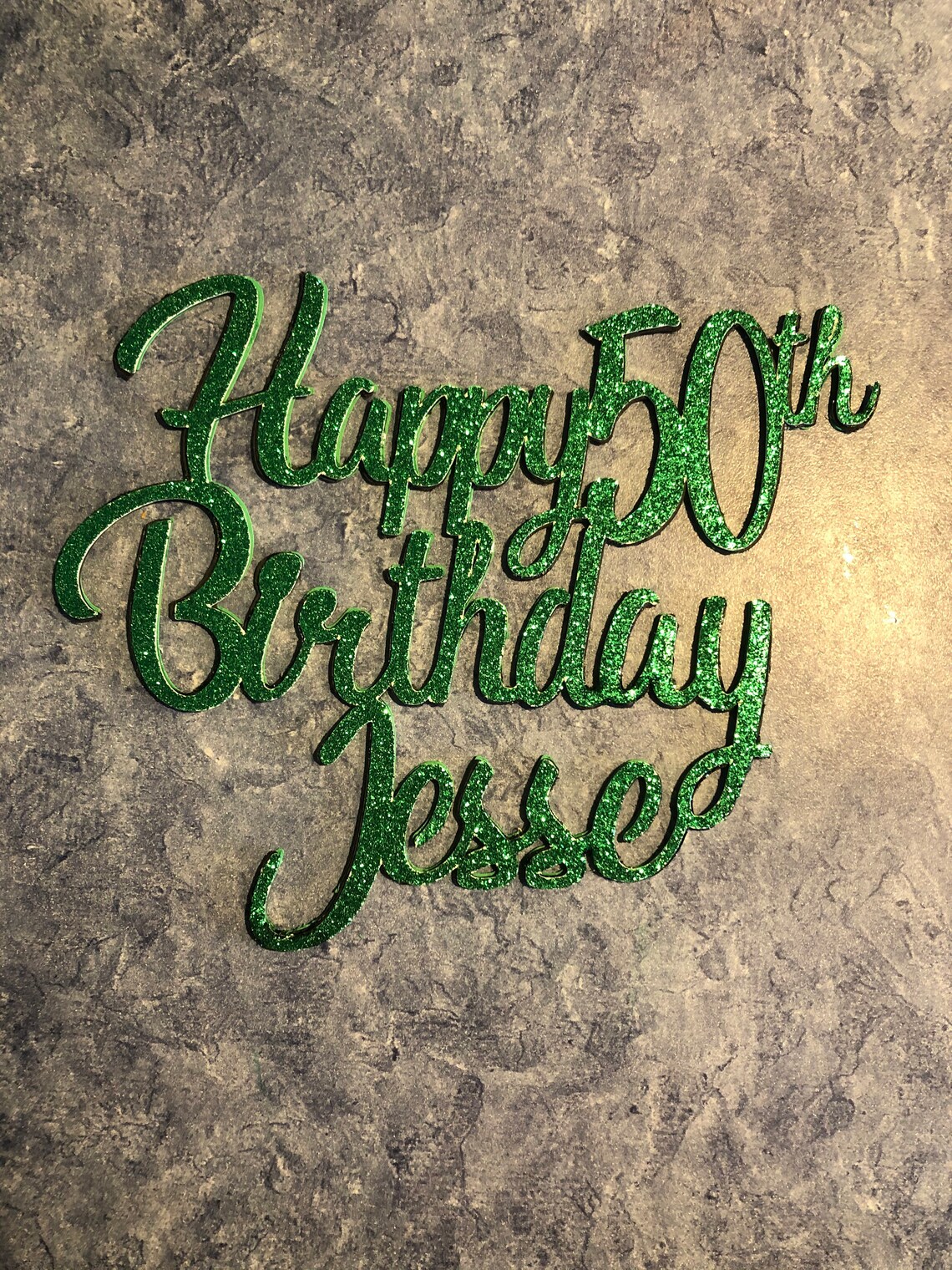 Happy Birthday Cake Topper Customized Cake Topper Etsy