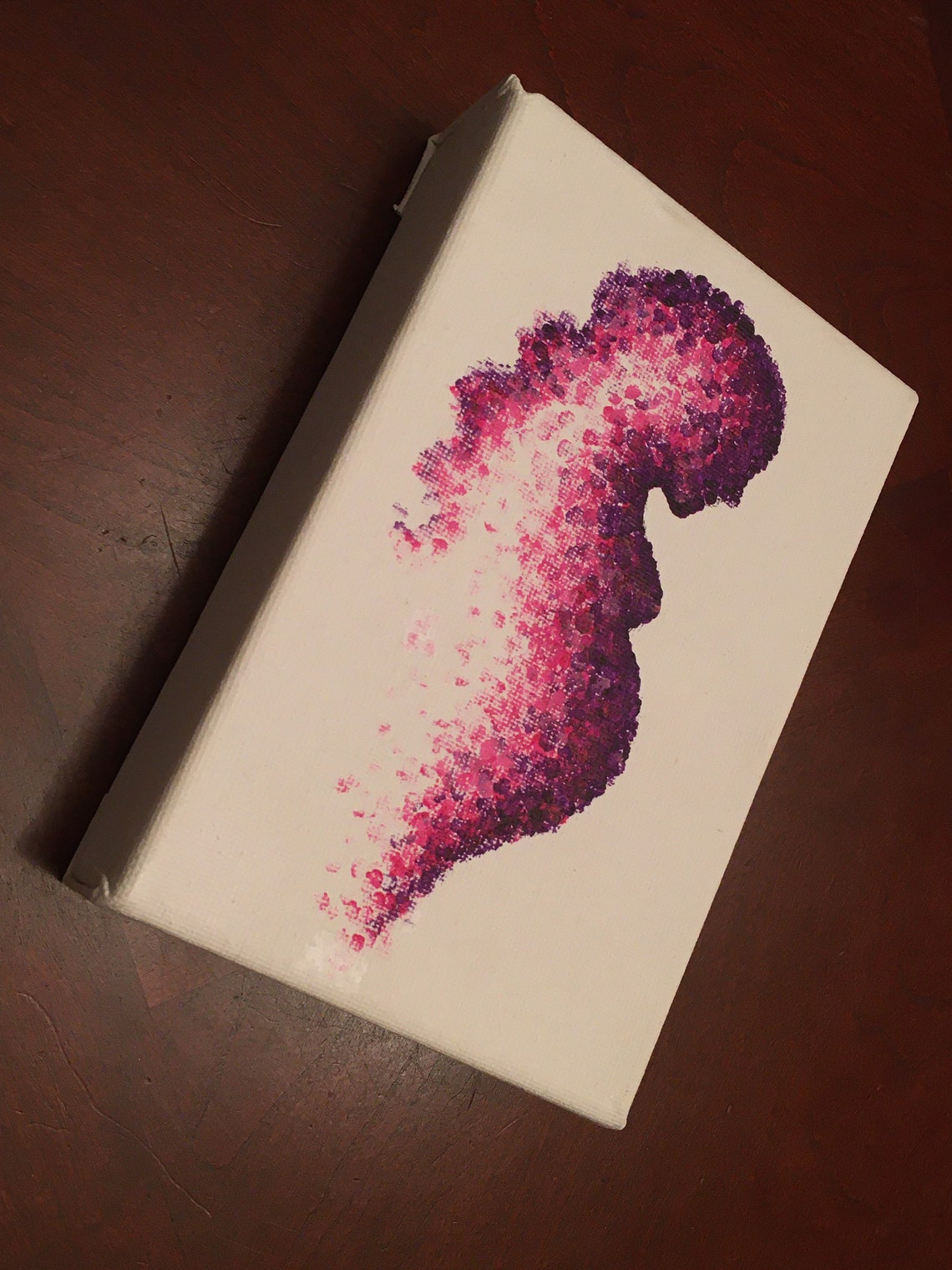 Motherhood Pregnancy Abstract Acrylic Painting Etsy