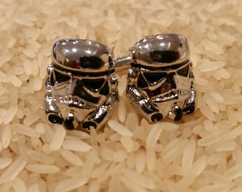 Silver Stormtrooper Cufflinks