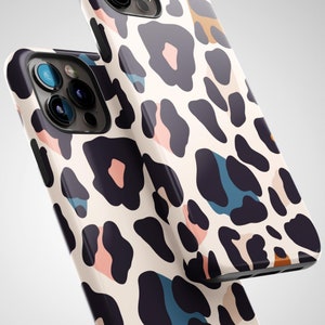 Leopard Print iPhone Case: Shock Absorbent, Full Screen Protection