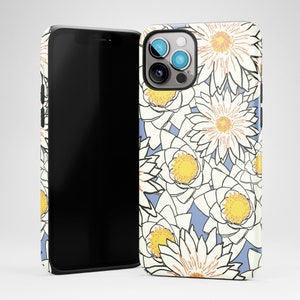Retro Flower iPhone Case, iPhone 13 Pro Max Case, iPhone 12 Pro Case, iPhone 11 Case, Flower Pattern, iPhone XR Case, iPhone 15 Case image 5