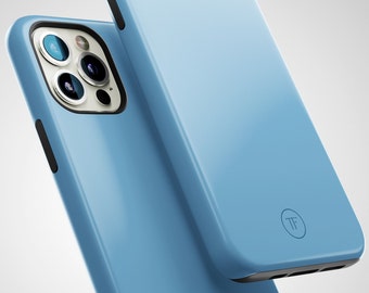 Denim Blue iPhone Case: Slim Protective Design