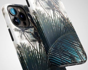 Palm Tree iPhone 15 Case, iPhone 12 Pro Case, iPhone 13 Case, iPhone 11 Pro Max Case, Tropical iPhone 12 Case, iPhone XR Case, Protective