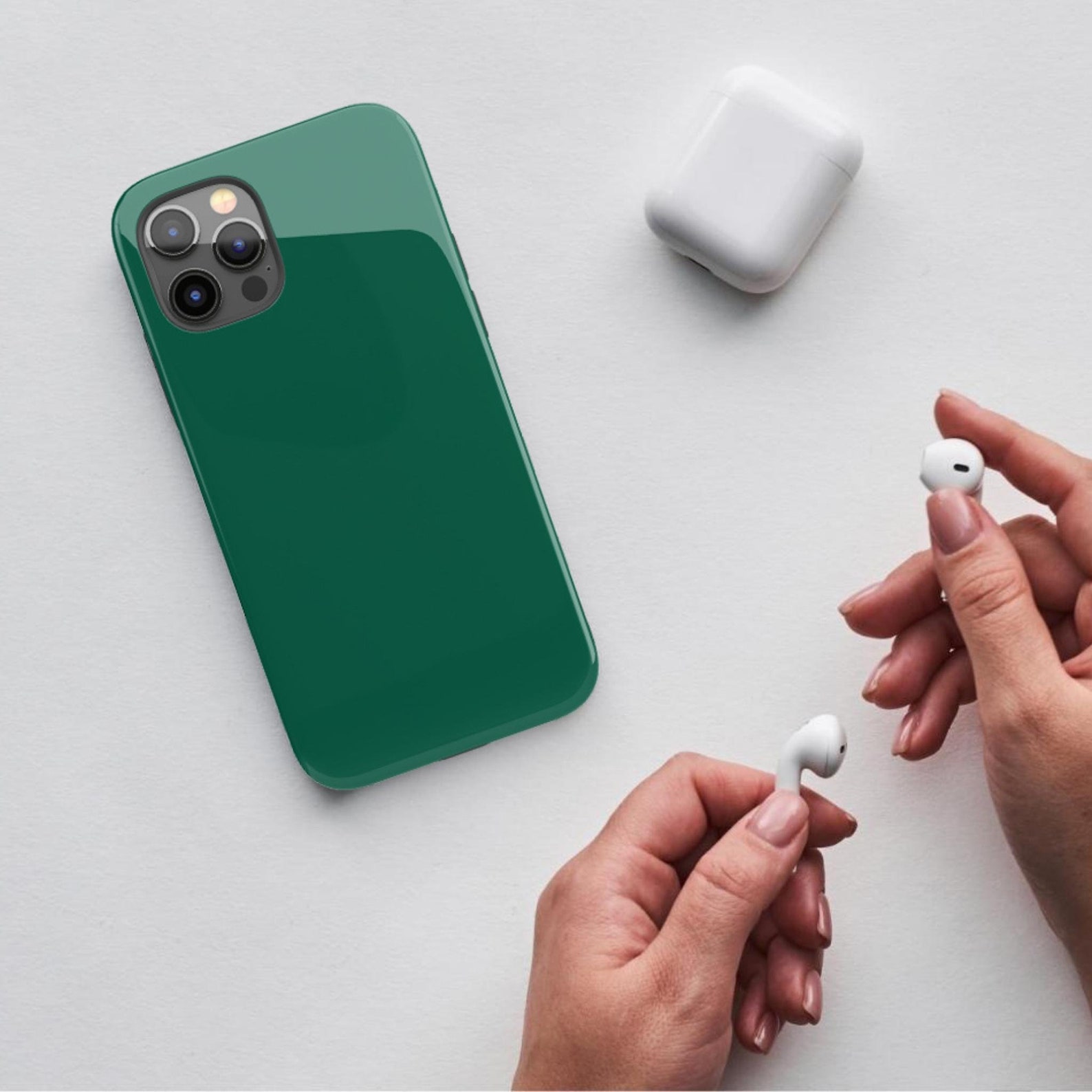 Emerald Green Iphone Case Iphone 12 Case Iphone 13 Case Etsy