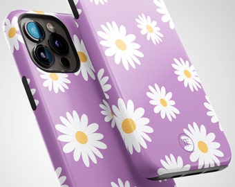 Purple Daisy iPhone Case: Protective Floral Phone Cover