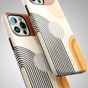 Bohemian Dream, iPhone 14 Pro Case, iPhone 15 Case, iPhone 13 Mini Case, Boho Style, iPhone 12 Pro Case, Drop Resistant, Striped Design