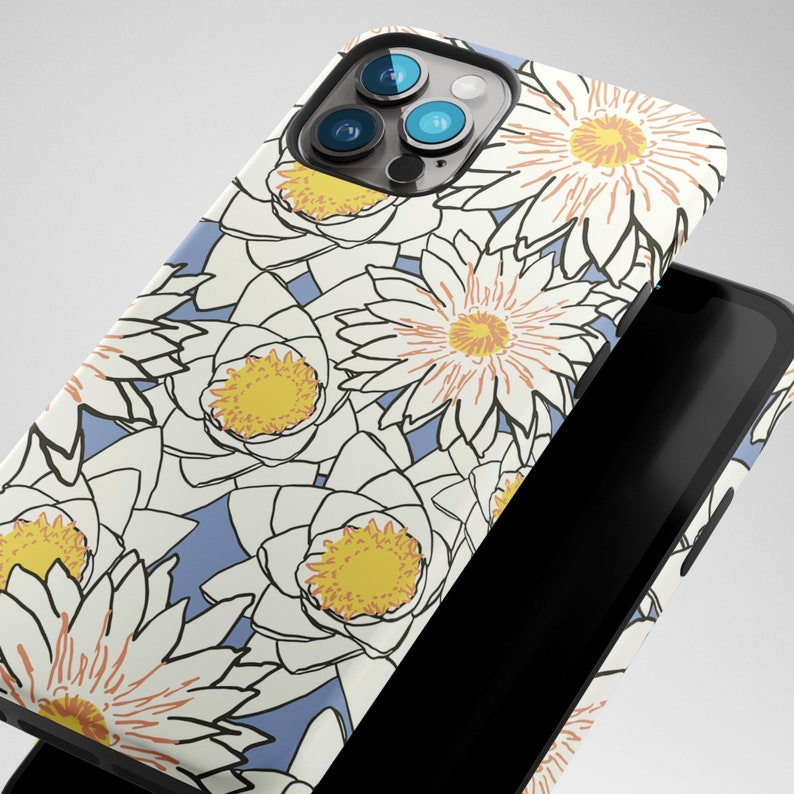 Retro Flower iPhone Case, iPhone 13 Pro Max Case, iPhone 12 Pro Case, iPhone 11 Case, Flower Pattern, iPhone XR Case, iPhone 15 Case image 7