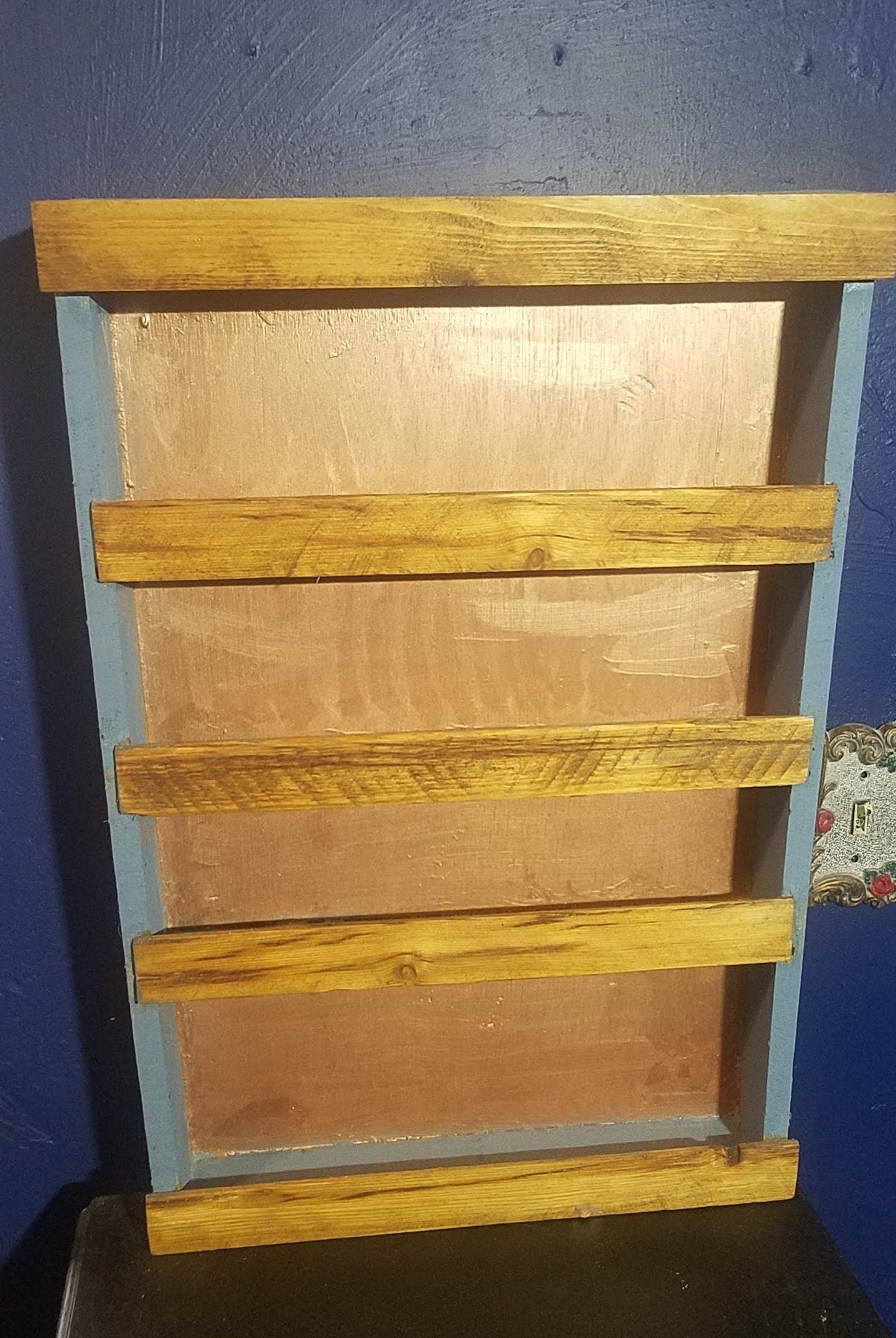 Unidad de estante de madera armario curio vitrina pantalla | Etsy