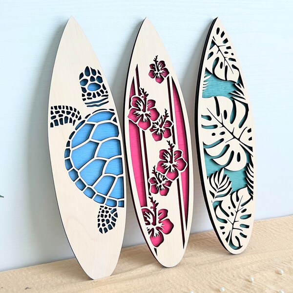 Surfboard Wall Art Etsy