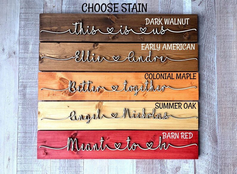 Couples name wood sign personalized 3D wood sign Pallet Sign Custom Wood Sign Wedding Sign Family Name Sign establish date sign