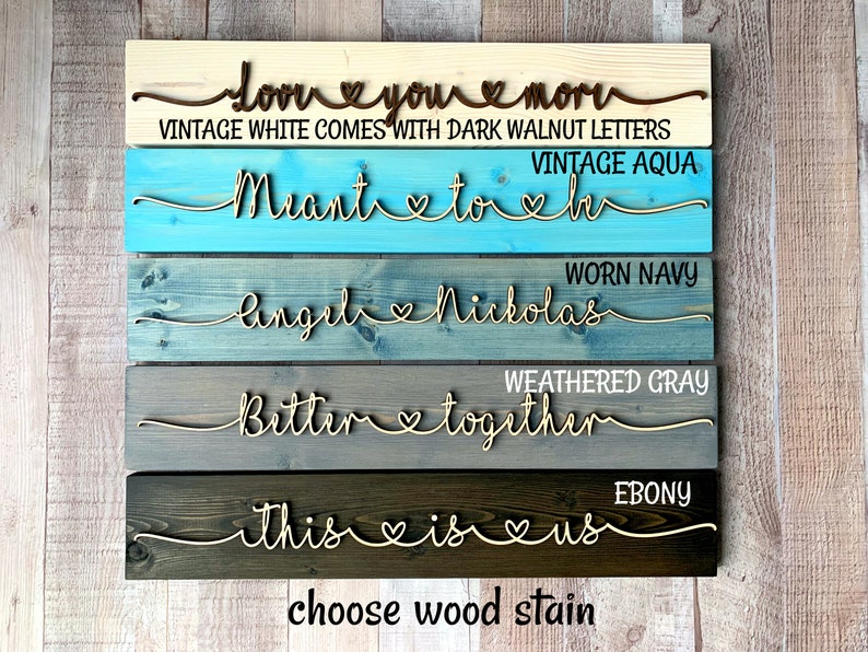 Couples name wood sign personalized 3D wood sign Pallet Sign Custom Wood Sign Wedding Sign Family Name Sign establish date sign