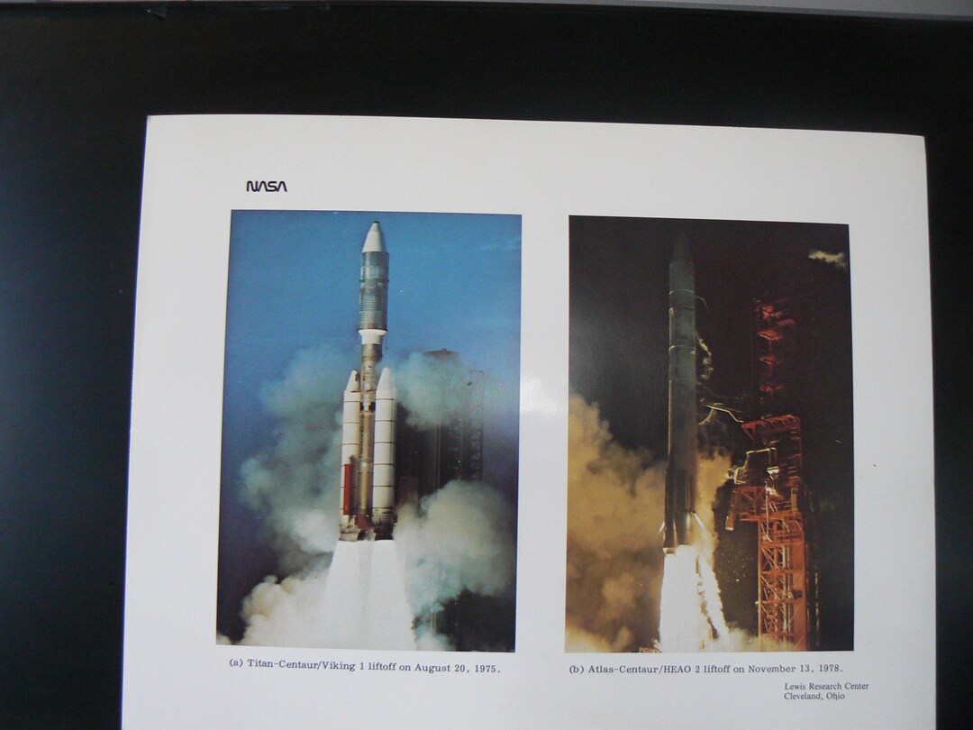 Viking Centaur NASA Color Vintage Photos of Liftoff Titan Centaur/viking 1975 and ...