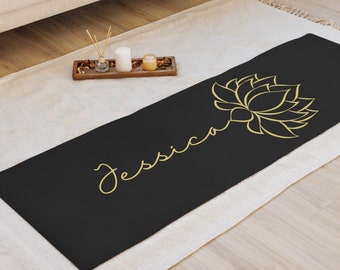 Personalized Yoga Mat, Custom Yoga Mat, Yoga Gifts, Meditation Mat, Yoga Accessories, Prayer Mat