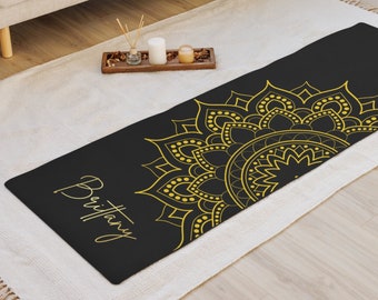 Personalized Yoga Mat, Custom Yoga Mat, Yoga Gifts, Meditation Mat, Yoga Accessories, Prayer Mat