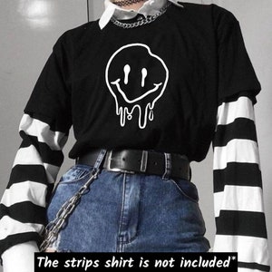  Womens Sinners Aesthetic Outfit E-Girl E-Boy Teen Girls Men  Women V-Neck T-Shirt : Clothing, Shoes & Jewelry