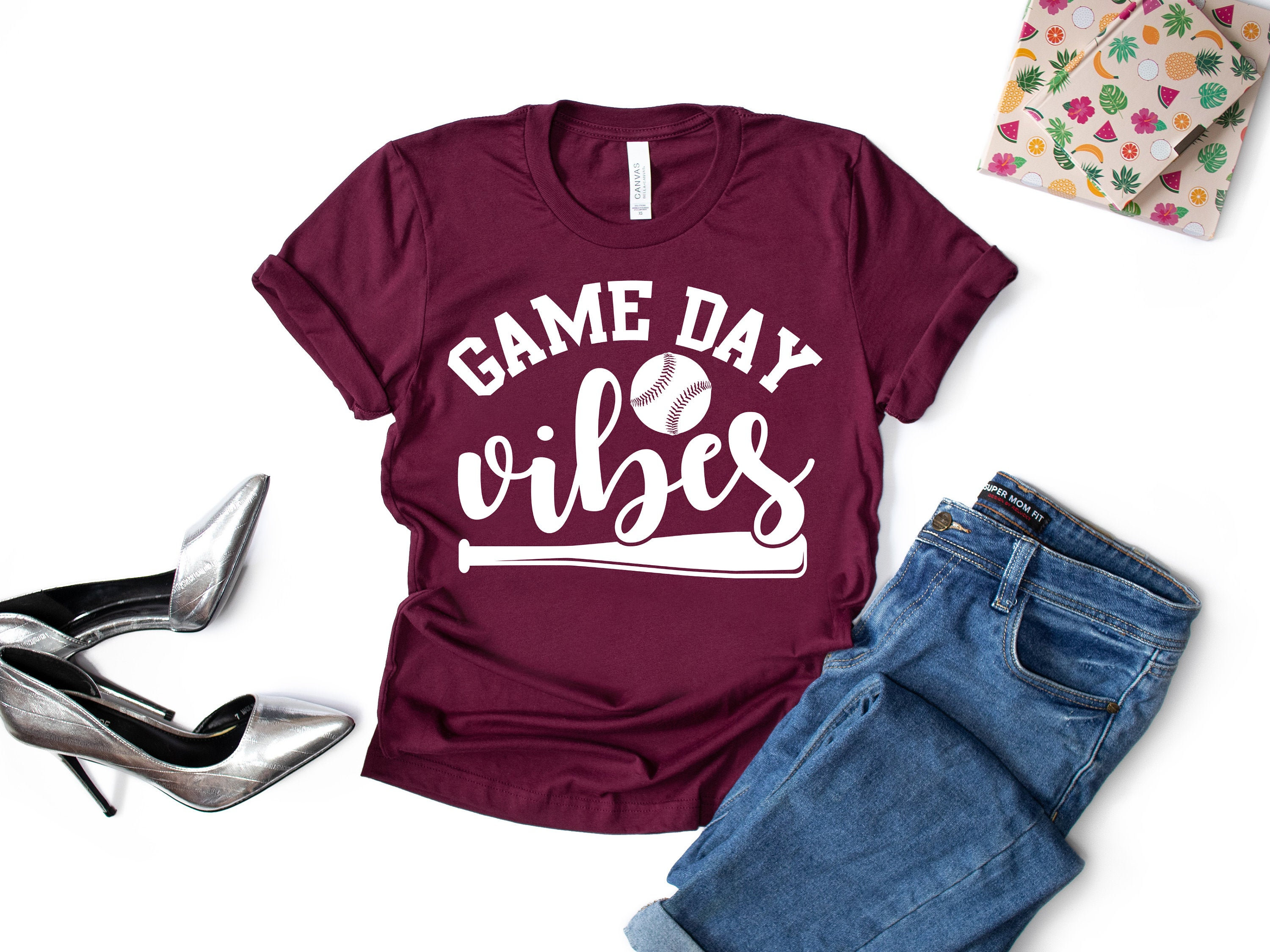 Baseball Shirt For Women Baseball Tshirt Funny Baseball Etsy