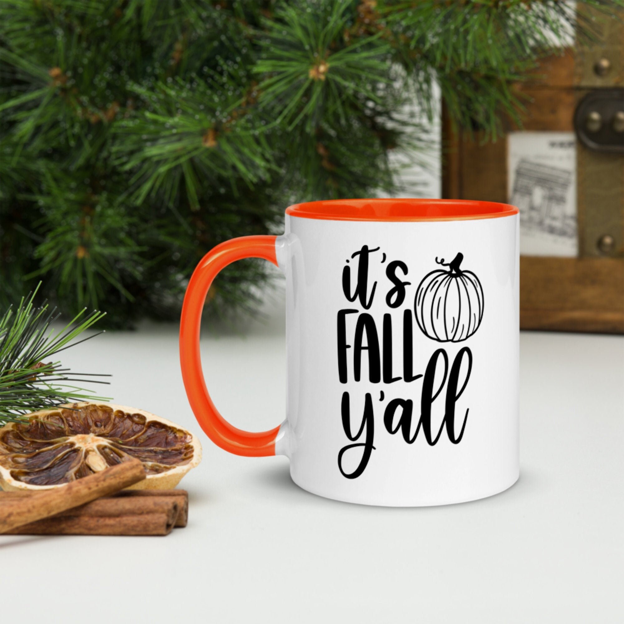 fall glass mugs