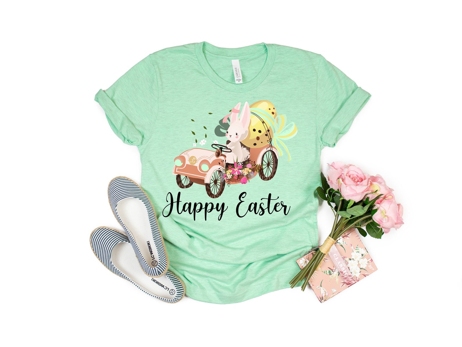 Happy Easter Shirt For Women Easter Egg Shirt Easter Bunny Etsy
