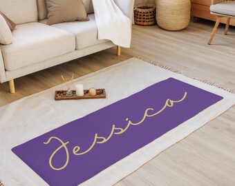 Personalized Yoga Mat, Custom Yoga Mat, Yoga Gifts, Meditation Mat, Yoga Accessories, Prayer Mat