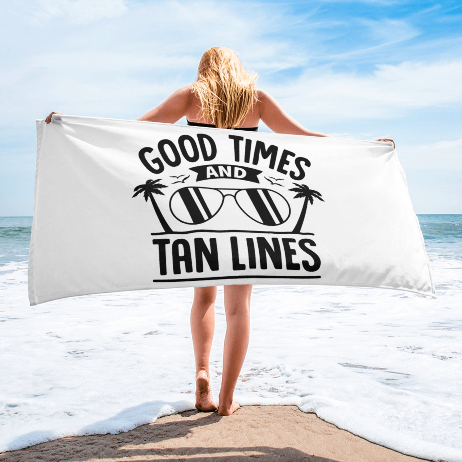 Beach Towel For Women Funny Beach Towel Quotes Beach Towel Etsy