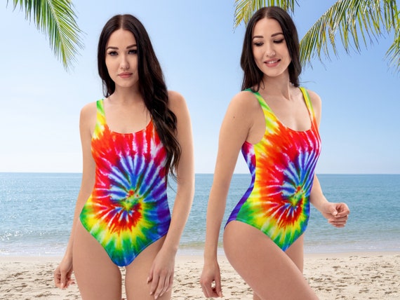 Tie Dye Swimsuit One Piece Swimsuit Tye Dye Swimsuit Tie Dye