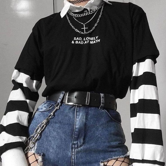 E Girl Clothing Vsco Girl Shirt E Girl Shirt Gothic Shirt Etsy
