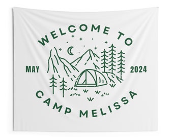 Camp Bachelorette Decor, Camping Bachelorette Banner, Camp Bach Flag, Camp Bachelorette Sign, Camp Bachelorette Banner Tapestry