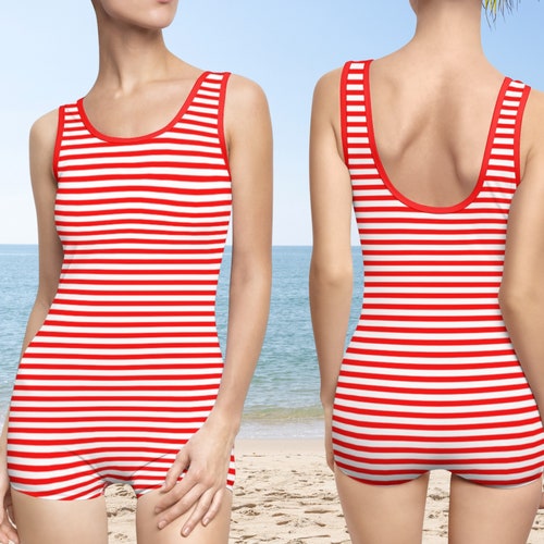 old fashioned swimsuit