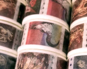 Animal Skull Stamp Horror Washi Tape