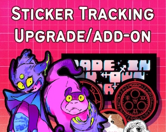 Tracking Add-on | Upgrade For Stickers