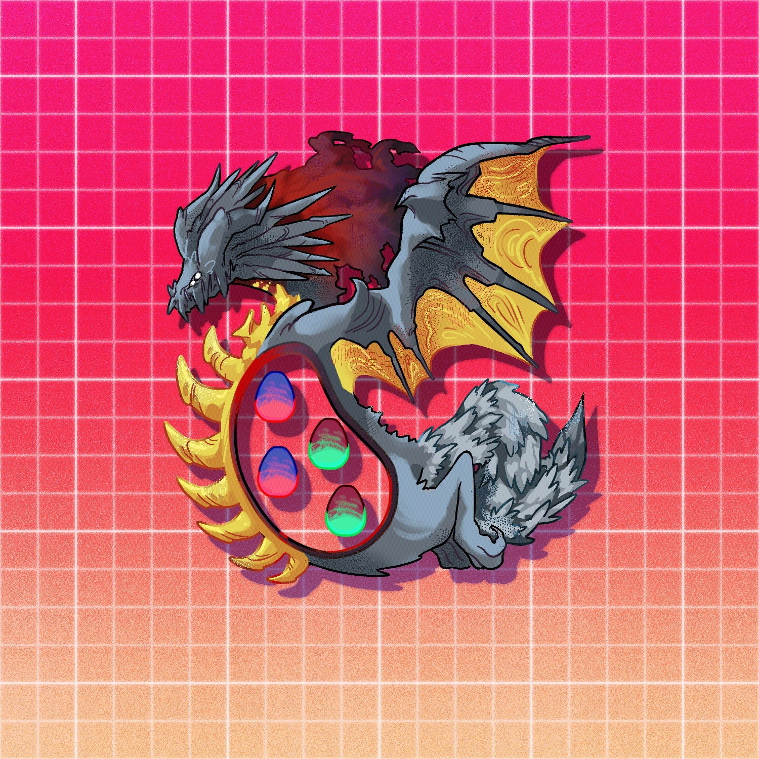 FFXIV Shinryu Egg Filled Zenos Shaker Charm 3in Etsy