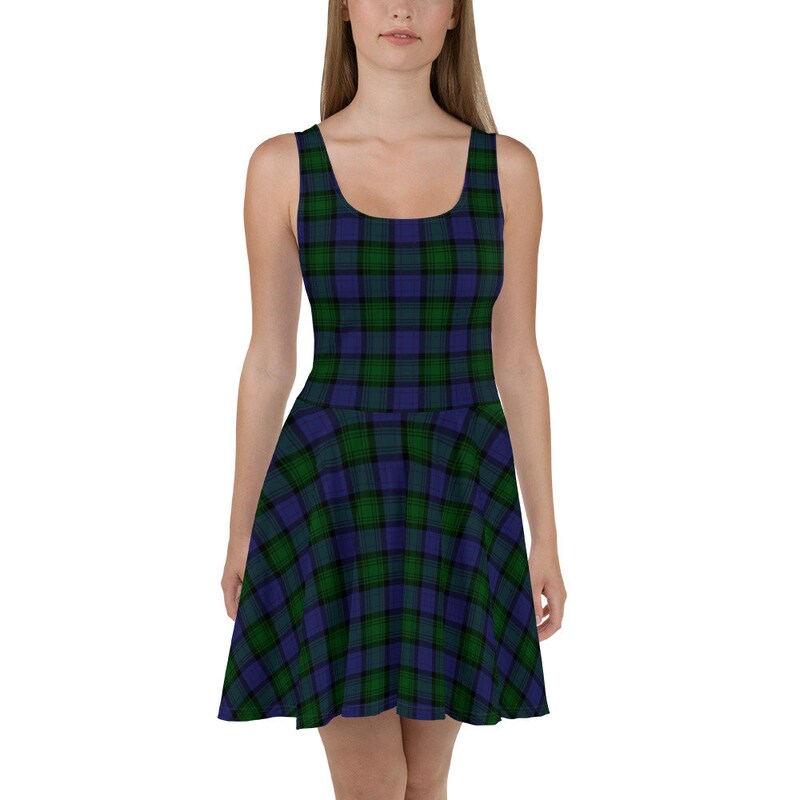 Strange Of Balkaskie Tartan Women's Lapel Shirt Dress With Long Sleeve main image 0