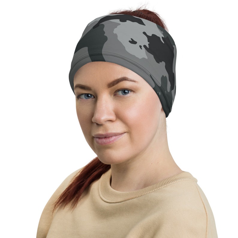 Gray Camo Face Mask Camouflage Cloth Face Mask Gray and Etsy