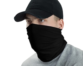 Zwart gezichtsmasker | Zwarte doek gezichtsmasker | Zwart gezicht Schild | Wasbaar gezichtsmasker | Herbruikbaar gezichtsmasker
