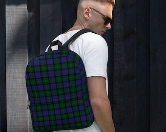 Black Watch-rugzak met Schotse ruit | Blackwatch geruite rugzak | Rugzak met Schotse Schotse ruit