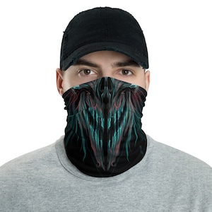 Screaming Skull Face Mask | Decorative Skull Cloth Face Mask | Washable Face Mask | Reusable Face Mask