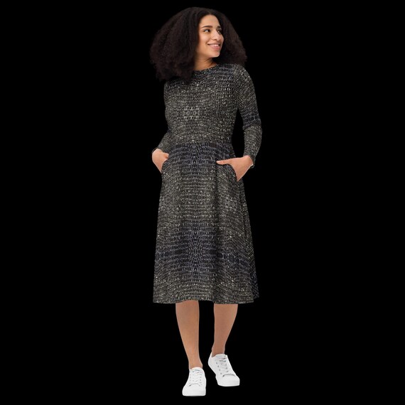 long chainmail dress Sylvie Rhinestone Chainmail Maxi Dress - Silver