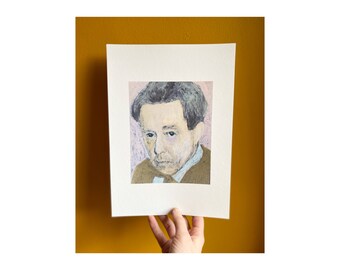 Nobody Said It Was Easy - Limited Edition A4 Print of Original Oil Pastel Artwor