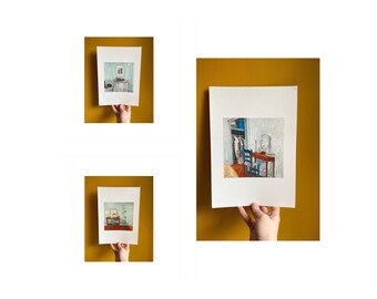 Carrie’s Apartment / Triptych - 3 Limited Edition A4 Prints