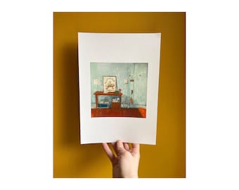 Carrie’s Apartment / One - Limited Edition A4 Print