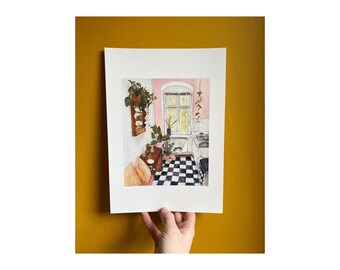 Theresa’s Kitchen - Limitierte Auflage A4 Print