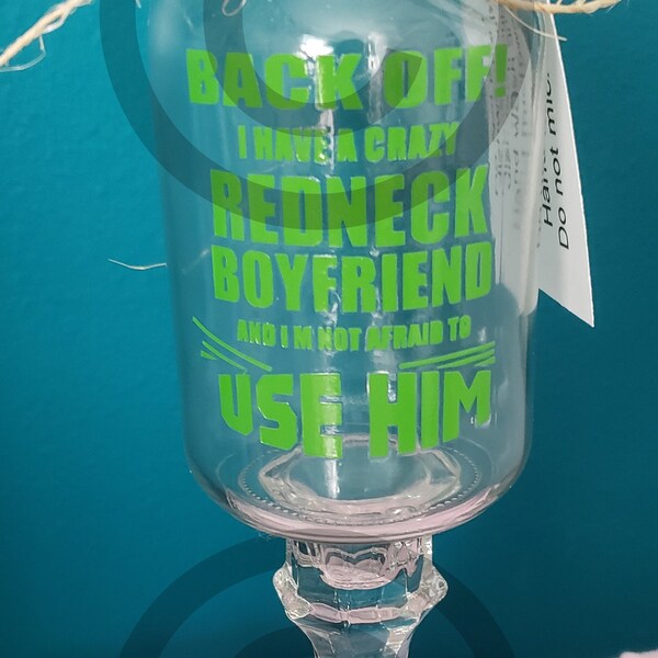 Redneck Wine Glass Etsy