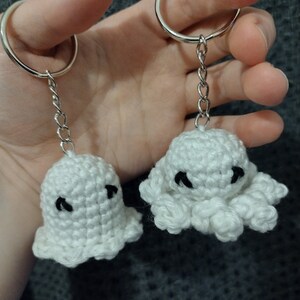 Crochet Keychains | Glow in the Dark | Ghost | Octo | Halloween