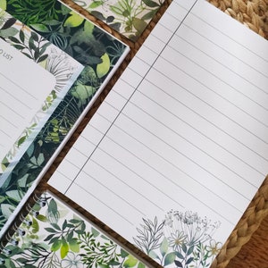 Bloc Notes Collection Fleurs Bleues